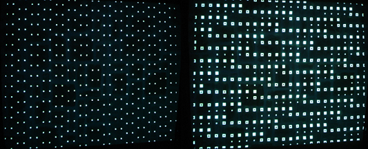 Binary coding (left) and spatial coding (right).